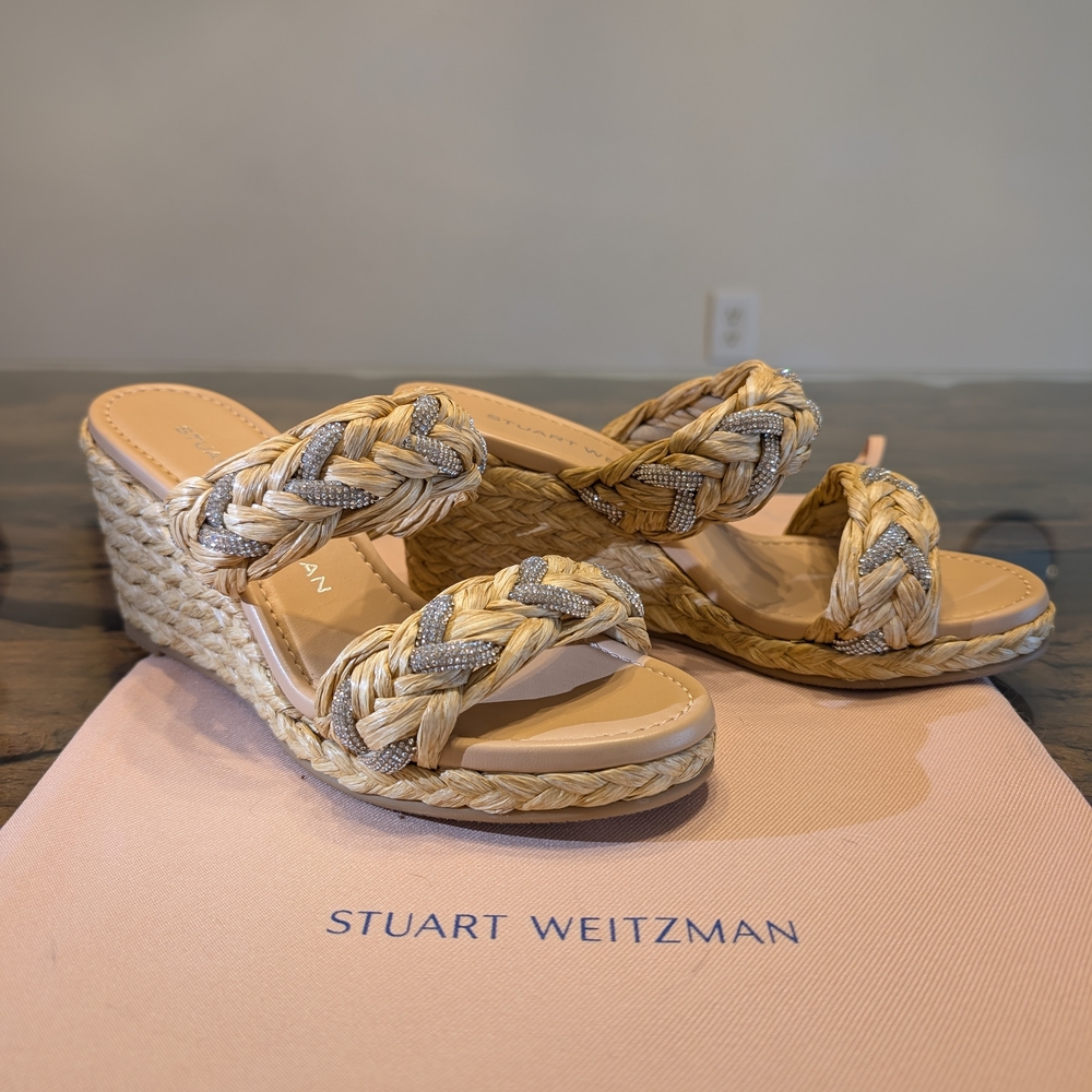 Stuart Weitzman Women's Lana Wedge Slide Sandal
